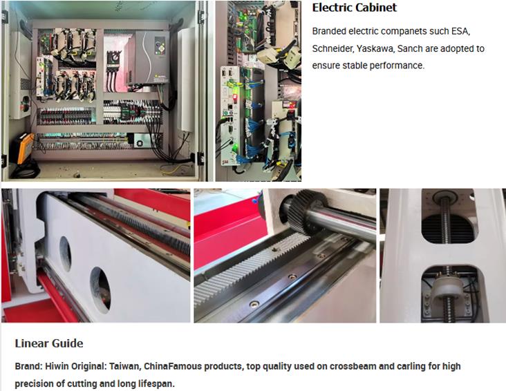 electrical-cabinet-and-linear-guide-hiwin-cnc-stone-bridge-saw electrical-cabinet-and-linear-guide-hiwin-cnc-stone-bridge-saw