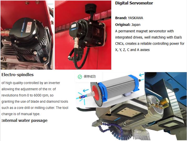 yaskawa-digital-servo-motor-and-electro-spindle-for-cnc-stone-cutting yaskawa-digital-servo-motor-and-electro-spindle-for-cnc-stone-cutting